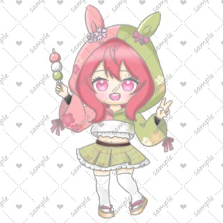 【サンプル】ゆるふわミニキャライラスト３