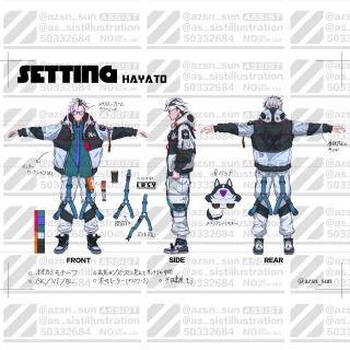新規キャラクターデザイン／男性