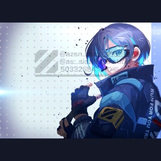 オリジナル／バストアップ一枚絵